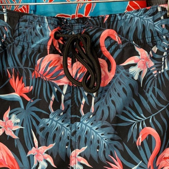 Lot of 3 Original Use George Mens Beach Lounge Shorts M 5019 Elastic Drawstring - Picture 2 of 14